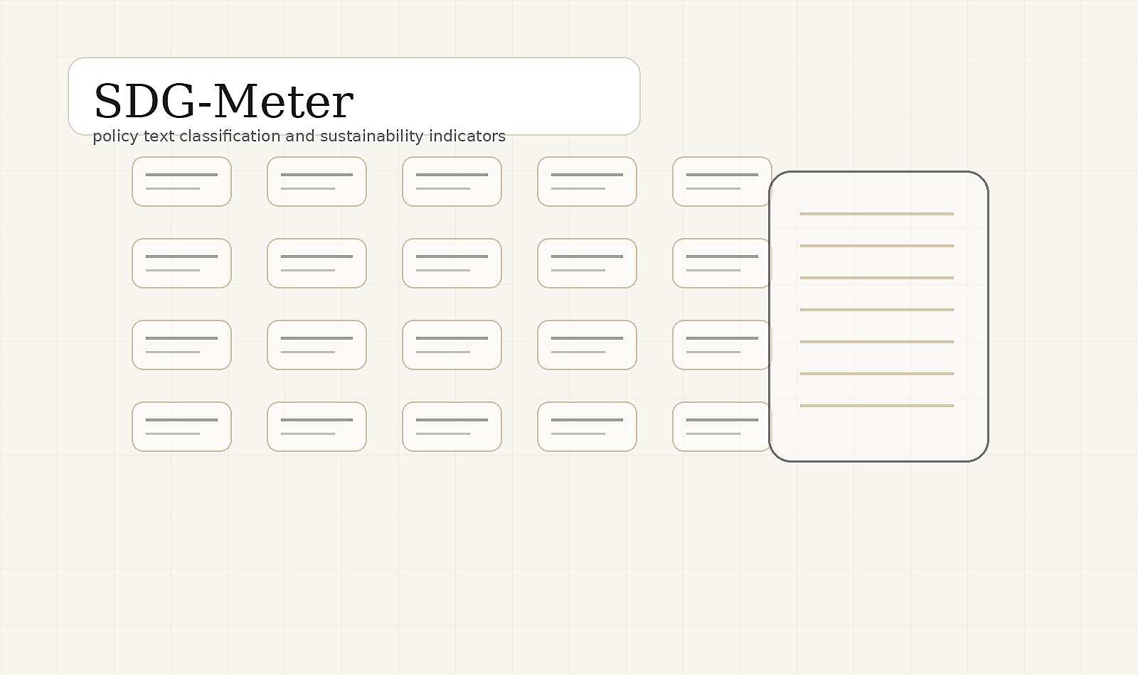 SDG-Meter abstract project visual